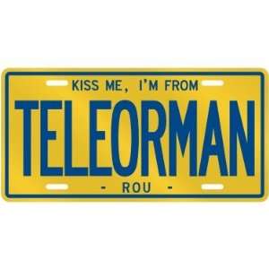   AM FROM TELEORMAN  ROMANIA LICENSE PLATE SIGN CITY