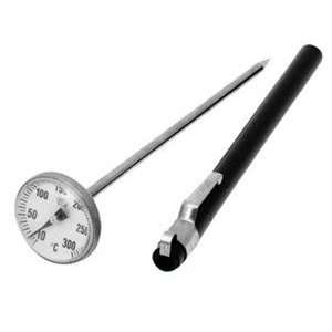  Stainless Steel 1 Dia. Pocket Thermometer   50F To 550F 