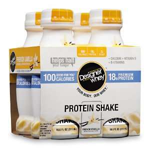 Protein Shake 24 French Vanilla Protein Drinks Designer Whey Protein 