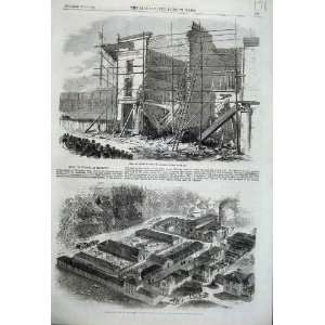   1862 Ruins Houses Amherst Hackney Prince Consort Farm