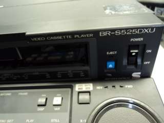 JVC BR S525DXU S VHS PLAYER EDIT FEEDER w/TBC DNR TC  