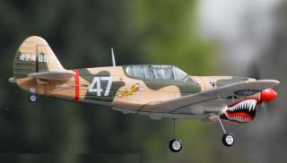 RTF RC P40 WARHAWK READY TO FLY PLANE COMPLETE WITH RADIO BATTERY AND 