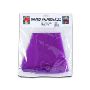  28 inch Organza Wraps 28 inch 1 Piece, Purple Health 