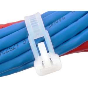  Inch Natural Standard Releasable Zip Tie   100 Pack: Electronics