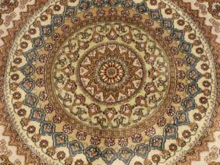 8x10 Beautiful Handmade Carpet Fine Silk Hand Knoted Isfahan Room Size 