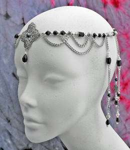 Black Renaissance Gothic Victorian crown CIRCLET tiara  