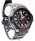 Casio Aviation G Shock Atomic Solar Black/Orange Watch GW4000 1A NEW