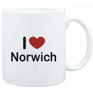  Mug White I LOVE Norwich  Usa Cities