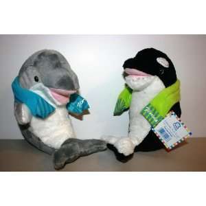  Melissa & Doug Princess Soft Toys Dolphin & Whale Set 