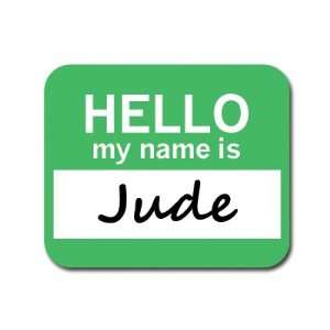  Jude Hello My Name Is Mousepad Mouse Pad