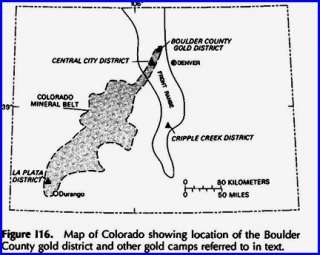 Gold Locations & Deposits Oatman AZ Marysville Montana Boulder County 