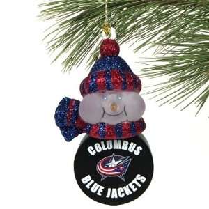  Columbus Blue Jackets 3 All Star Light Up Snowman: Sports 