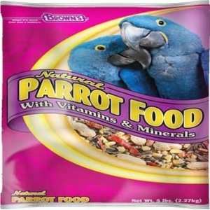  F M Browns Natural Parrot Food 6 5 lb Bags: Pet Supplies