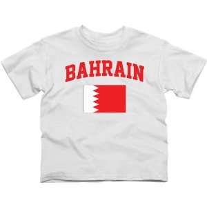  Bahrain Youth Flag T Shirt   White