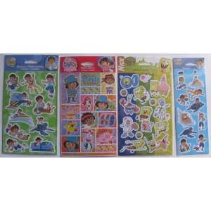   Dora the Explorer, 2 Go Diego Go. Stickers 4 Packs: Toys & Games