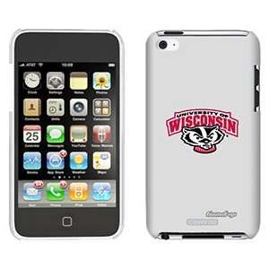   Wisconsin Mascot Head on iPod Touch 4 Gumdrop Air Shell Case