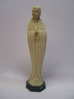 virgin mary madonna figurine tall soft plastic catholic  
