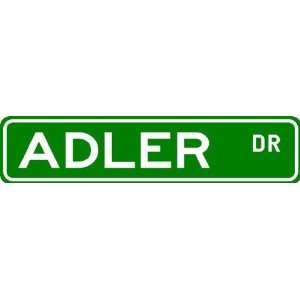  ADLER Street Name Sign ~ Family Lastname Sign ~ Gameroom 