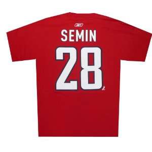  Washington Capitals Alexander Semin Reebok T Shirt: Sports 