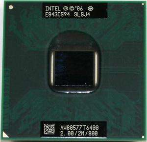 Intel® Core™2 Duo Mobile T6400 2.0GHz/2M/1800 SLGJ4 CPU  