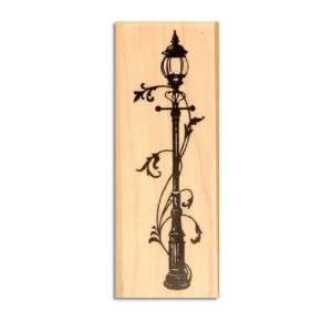   Wood Mounted Rubber Stamp Lamp Post By The Each Arts, Crafts & Sewing