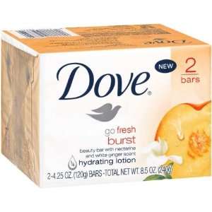 Dove Beauty Bar Go Fresh Burst with Nectarine & White Ginger Scent 1 