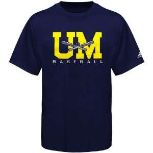  NCAA adidas Michigan Wolverines Sport It Baseball T Shirt 