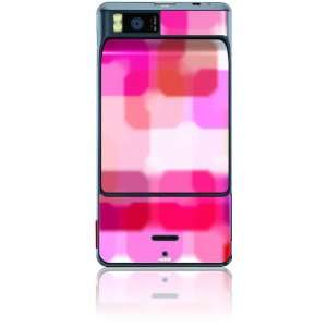   Skin for DROID X   Square Dance Pink Cell Phones & Accessories