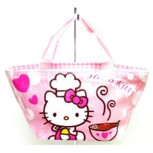 Hello Kitty Kids Lunch/snack Bag (Pink Chef Design)  