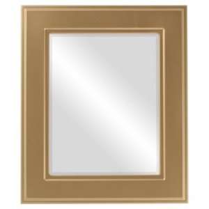  Montreal Rectangle in Desert Gold Mirror and Frame