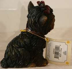 New YORKIE Adorable RESIN FIGURINE by BIG SKY CANINE  