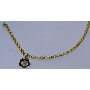 14K Yellow Gold Evil Eye Anklet 10 Jewelry