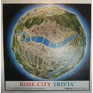  Rose City Trivia Portland Oregon Board Game Toys & Games