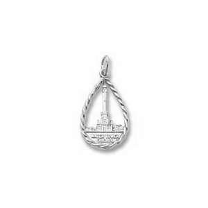 Water Tower, Chicago Charm   Sterling Silver: Jewelry