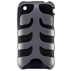   Matellic Fishbone Skin Case Cover for iPhone 3G / 3GS 