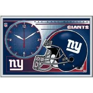  NFL New York Giants Framed Clock: Sports & Outdoors
