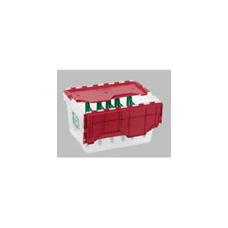  Holiday Light Storage Box   Iris   (Clear/Red/Green): Home 