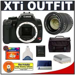XTi (Black) 10.1MP Digital SLR Camera (Outfit Box) + Sigma 18 50mm f/2 