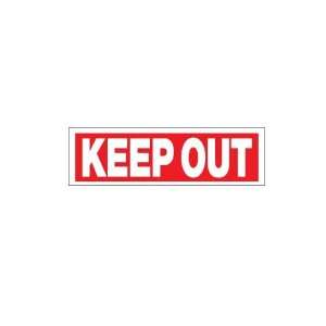  Keep Out Durable Plastic Sign Patio, Lawn & Garden