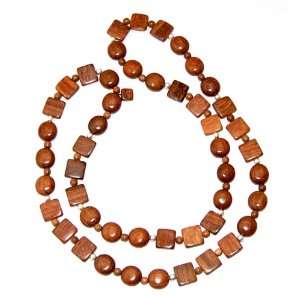  18 in. Exotic Wood Necklace   Valeria Collection Style 2CX 