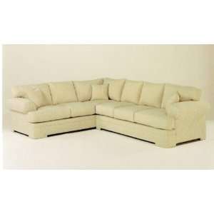 pc custom sectional sofa with rolled arms and cushion back  