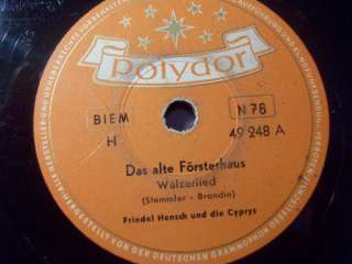FRIEDEL HENSCH & CYPRYS Der kleine Dompfaff Polydor  
