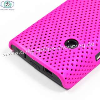 Schutzhülle Cover Case für Sony Ericsson Xperia X8 pink  