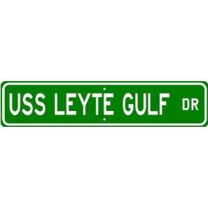 USS LEYTE GULF CG 55 Street Sign   Navy