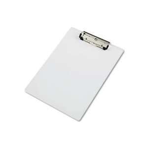  Clipboard, 1/2 Capacity, Holds 8 1/2w x 12h, Clear