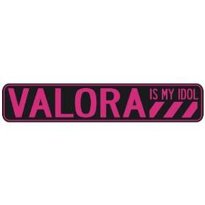VALORA IS MY IDOL  STREET SIGN