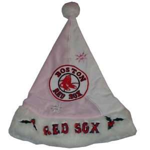   Forever Collectibles MLB Pink Santa Hat   Red Sox: Sports & Outdoors