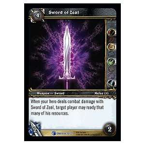 Sword of Zeal   Onyxias Lair Raid Deck   Rare [Toy] Toys 