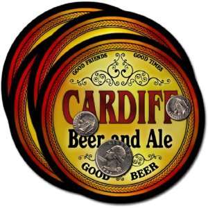  Cardiff , AL Beer & Ale Coasters   4pk 