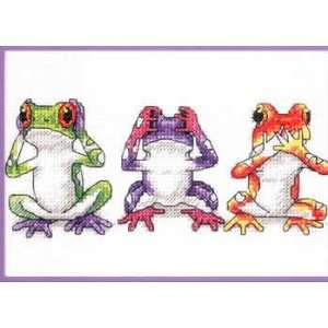  Tree Frog Trio kit (cross stitch) Arts, Crafts & Sewing